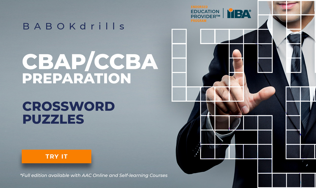 CBAP Certification Practice